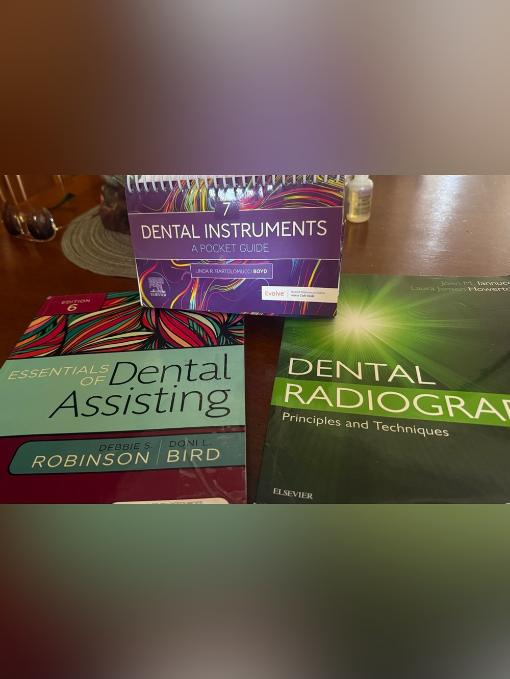 Pre-0wned Dental assistant books and dental instruments Pocket Guide